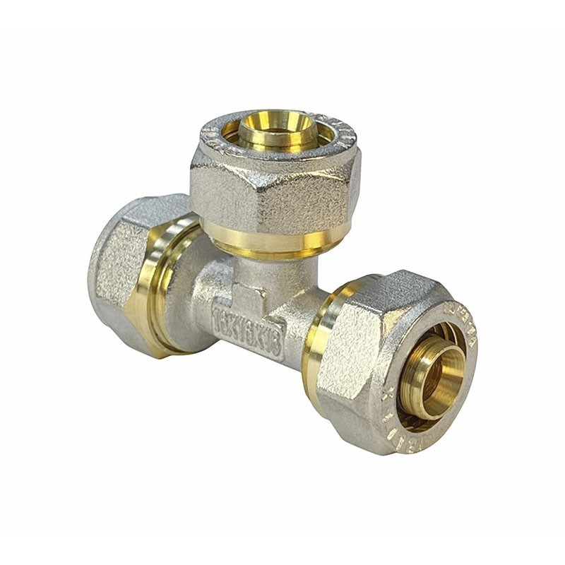 Тройник обжимной переходной Valfex VF.331.N, DN 16x20x16 PN 10-1