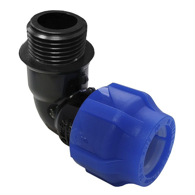 Отвод компрессионный Valfex DN-50 PN-16, G-1 1/4'', НР-1