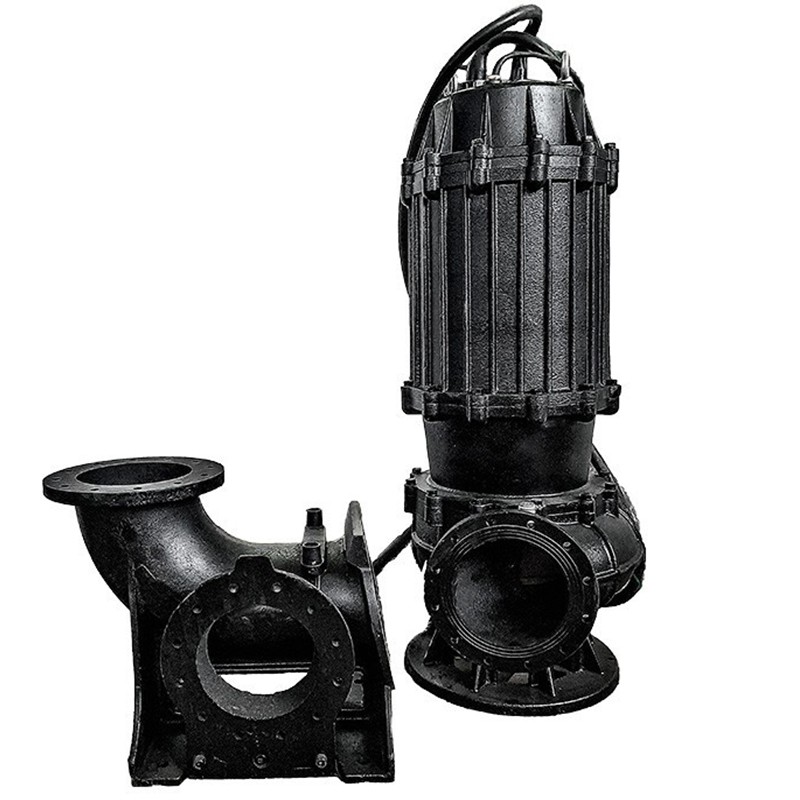 Насос канализационный CNP 50WQ20-40-7.5AC(I) 7,5кВт 3х380В чугунный с автоматической трубной муфтой DN 50 кабель 9м 40гр.-2