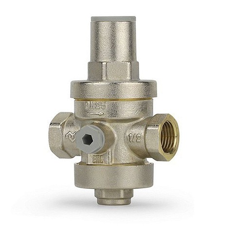 Регулятор давления VARMEGA VM127 DN 15 PN25 поршневой под манометр 2,51kv G-1/2'' никелированный купить в Волгограде | "Проконсим"