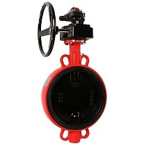 Затворы чугунные дисковые DN 50-300 PN 16 межфланцевые с концевиками и чугунным диском с редуктором РАШВОРК купить в Волгограде | "Проконсим"