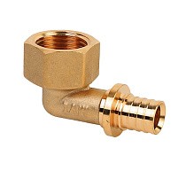 Угольники латунные для PEX-PEX труб DN 16-32 PN 16 под надвижную гильзу MVI SF.431 купить в Волгограде | "Проконсим"