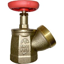Клапан латунный пожарный КПЛУ DN 50 PN 16 угловой 125гр. м-шт Пензапромарматура купить в Волгограде | "Проконсим"
