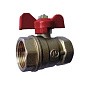 Краны латунные шаровые 11Б27п1 DN 20-32 PN 16 однотипные бабочка муфта-муфта купить в Волгограде | "Проконсим"