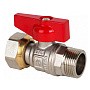 Краны латунные шаровые DN 15-20 PN 40 никелированные бабочка штуцер-накидная гайка MVI BV.531 купить в Волгограде | "Проконсим"