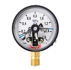  Манометр Росма ТМ-510Р.04 IP54, 100мм, 0-1,6МПа, резьба M20x1,5, с электронной приставкой тип I, радиальный, класс точности 1,5 (930092832) со склада Проконсим в Волгограде