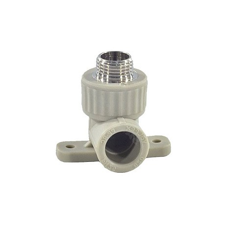 Угольник для смесителя НР VALFEX 20 PN 25 G-1/2'' НР серый купить в Волгограде | "Проконсим"