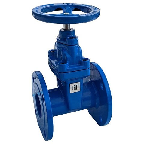 Задвижка чугунная 30ч39р DN 350 PN 10(16) с обрезиненным клином EPDM до 120гр. фланцевый ручной PR купить в Волгограде | "Проконсим" (930130310)