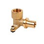 Угольник латунный для PEX труб 20-1/2'' под надвижную гильзу с внутренней резьбой MVI SF.433.0504 купить в Волгограде | "Проконсим"