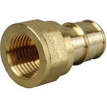 Муфты латунные для PEX труб DN 16-50 PN 10 под надвижную гильзу OP с внутренней резьбой ONE PLUS купить в Волгограде | "Проконсим"