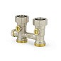 Узелы нижнего подключения VARMEGA VM138 DN20 прямой однотрубный 3/4''x3/4'' евроконус, с байпасом муфта-штуцер купить в Волгограде | "Проконсим"