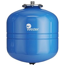 Гидроаккумуляторы для водоснабжения DN 20-25 PN 10 вертикальные голубые WESTER купить в Волгограде | "Проконсим"