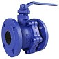 Кран шаровой полнопроходной DN 200 PN 16 чугунный фланцевый 400мм уплотнение PTFE с рукояткой РИДАН 082X4811R купить в Волгограде | "Проконсим"