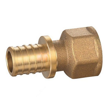 Муфта латунная для PEX DN 25- ВР 1/2'' под надвижную гильзу PLP купить в Волгограде | "Проконсим"