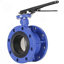 Затворы чугунные дисковые DN 50-200 PN 10(16) фланцевые с чугунным диском рычаг СибЗТА купить в Волгограде | "Проконсим"