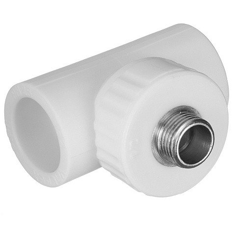 Тройник ПП 20-1/2'' PN 25 белый VALFEX Pro купить в Волгограде | "Проконсим"