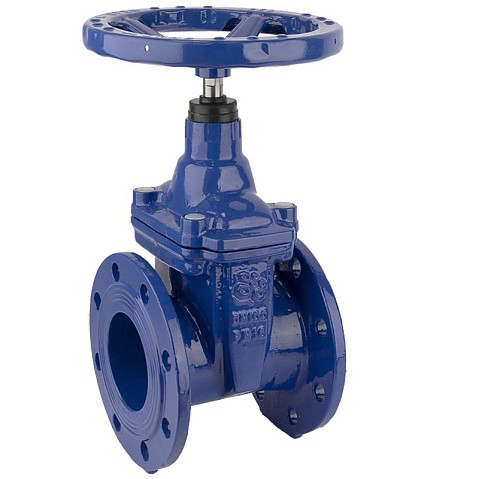Задвижка чугунная DN 100 PN 16 с обрезиненным клином EPDM до 90гр. Рашворк 101-100-16 купить в Волгограде | "Проконсим" (920150008)