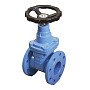 Задвижка чугунная DN 125 PN 16 с обрезиненным клином EPDM до 150гр. Seagull
