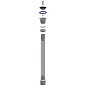 Сифон гофрированный Unicorn D240, 40х50 гибкий отвод, 1 1/2'' х40 чашка из нержавеющей стали, 1500мм купить в Волгограде | "Проконсим"