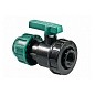 Кран шаровый ПЭ компрессионный комбинированный ВР DN 25-1/2'' PN 10 купить в Волгограде | "Проконсим"