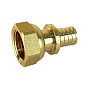 Муфта латунная для PEX труб 20-1/2'' PN 16 S-2,8мм переходная  с накидной гайкой Valfex VF.422.AF купить в Волгограде | "Проконсим"