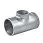 Тройник стальной Дн 159х4-108х4,5 (DN 150х100) переходной оцинкованный 2 исполнение ГОСТ 17376-2001 купить в Волгограде | "Проконсим"