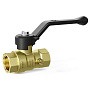 Кран латунный шаровой DN 15 PN 16 под манометр G1/2''хG1/2'' муфта-муфта рычаг LD Pride 44.341.15 купить в Волгограде | "Проконсим"