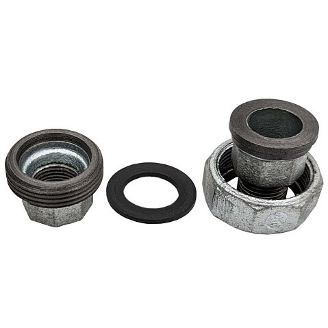 Американка чугунная оцинкованная DN40 PN16 м-шт с прокладкой Fittex Plus купить в Волгограде | "Проконсим"