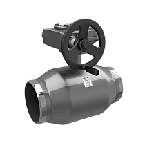 Краны стальные шаровые цельносварные DN 150-400 PN 16-25 приварные с редуктором LD купить в Волгограде | "Проконсим"