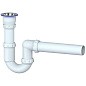Сифон для умывальника Unicorn Y210, 40х40 прямой отвод, 1 1/2'' х40 чаша из нержавеющей стали купить в Волгограде | "Проконсим"