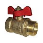 Краны латунные шаровые 11Б27п1 DN 15-32 PN 16 однотипные бабочка муфта-штуцер купить в Волгограде | "Проконсим"