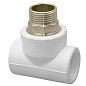 Тройник комбинированный ПП 40-1 1/4'' PN 25 под ключ с наружной резьбой белый РТП 10760 купить в Волгограде | "Проконсим"