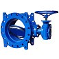 Затвор дисковый поворотный DN 200 PN 10(16) фланцевый 2-эксцентриситетами диском из чугуна редуктор СибЗТА купить в Волгограде | "Проконсим"