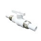 Кран шаровой полнопроходной VALFEX 25 PN 25 с двусторонним разъемным соединением белый купить в Волгограде | "Проконсим"