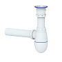 Сифон для мойки Unicorn В210, 40х40 прямой отвод, 1 1/2'' х40 чаша из нержавеющей стали