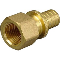Муфты латунные для PEX труб DN 16-32 PN 10 под надвижную гильзу с внутренней резьбой ONE PLUS купить в Волгограде | "Проконсим"