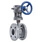 Затвор стальной дисковый DN 200  PN 16 до 425гр. с тройным эксцентриситетом фланцевый с редуктором Арма-Пром ЗПД-САЗ купить в Волгограде | "Проконсим"