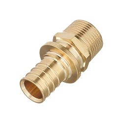  Муфта латунная под надвижную гильзу PEX-НР 25-1/2'' MVI SF.420.0604 (922102205) со склада Проконсим в Волгограде