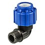 Угольник (отвод) компрессионный PN 16 для ПЭ DN 20-1/2'' обжимное-штуцер купить в Волгограде | "Проконсим"