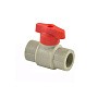 Краны шаровые ПП DN 20-25 PN 25 полупроходные серые с красной ручкой Valfex купить в Волгограде | "Проконсим"
