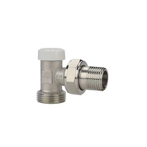 Клапан радиаторный VARMEGA VM10202 DN15x20 PN10 угловой настроечный с еврокомусом G-1/2х3/4'' штуцер купить в Волгограде | "Проконсим"