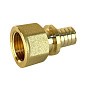 Муфта латунная для PEX труб 20-1/2'' PN 16 S-2,8мм переходная под надвижную гильзу Valfex VF.401.AF купить в Волгограде | "Проконсим"