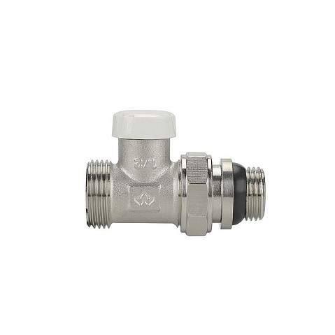 Клапан радиаторный VARMEGA VM10312 DN15x20 PN10 прямой настроечный G-1/2''х3/4'' еврокомус, с уплотнением штуцер купить в Волгограде | "Проконсим"