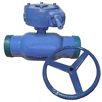 Краны стальные шаровые цельносварные КШ.Ц.П.Р DN 125 PN 25 приварные с редуктором Seagull купить в Волгограде | "Проконсим"