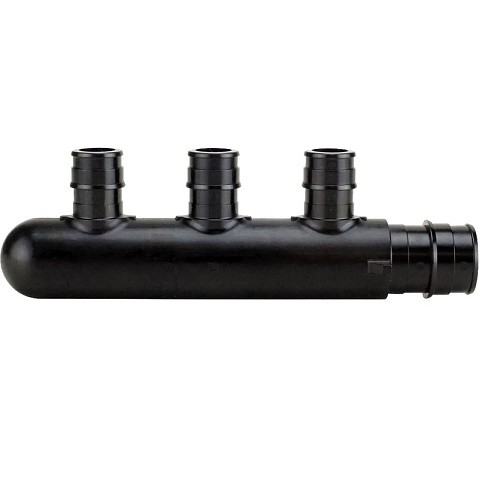 Коллектор PPSU для PEX труб 25х16х25 PN 10 OP под надвижную гильзу 3 выхода ONE PLUS купить в Волгограде | "Проконсим"