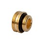 Переходник латунный MVI TR.435.0505 DN 20 PN 10 с прокладкой для узлов с шаровым затвором под плоскость, штуцер