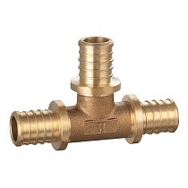 Тройники переходные латунные для PEX-PEX труб DN 16-32 PN 16 под надвижную гильзу PLP купить в Волгограде | "Проконсим"