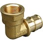 Угольник латунный для PEX труб 25-1/2'' PN 10 OP под надвижную гильзу с внутренней резьбой ONE PLUS купить в Волгограде | "Проконсим"
