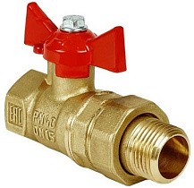 Краны латунные шаровые 11Б27фт1М DN 15-32 PN 40 бабочка-американка Valfex.230 Standart ГОСТ Р 59553 купить в Волгограде | "Проконсим"