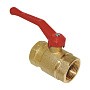 Краны латунные шаровые 11Б27п1 DN15-50 PN40 рычаг муфта-муфта БАЗ А30.0 купить в Волгограде | "Проконсим"